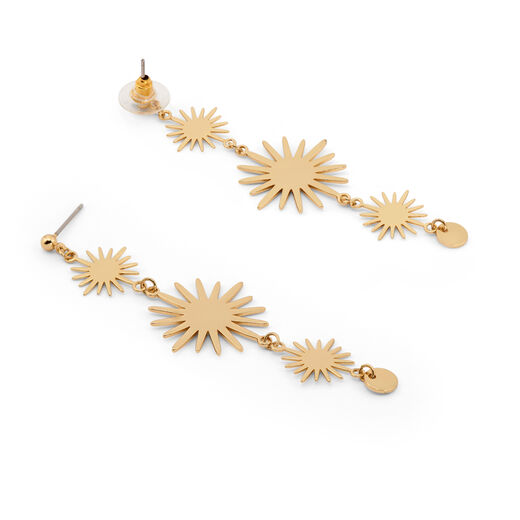 Starburst drop earrings